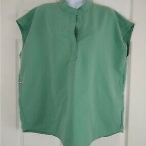 EUC Figs Rafaela Scrub Top, Large, Jade Green